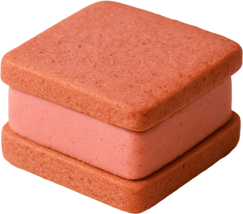 苺チョコサンドクッキー